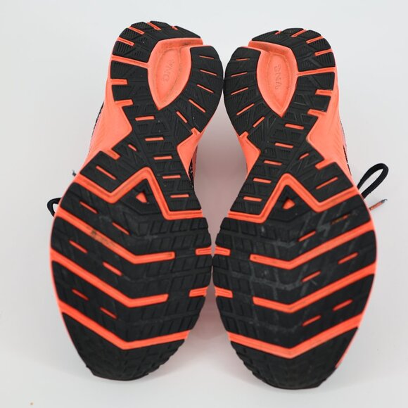 Brooks Launch 7 Womens Running Shoes Black Speckle Coral Orange Sz 8.5 Athletic - Picture 5 of 9